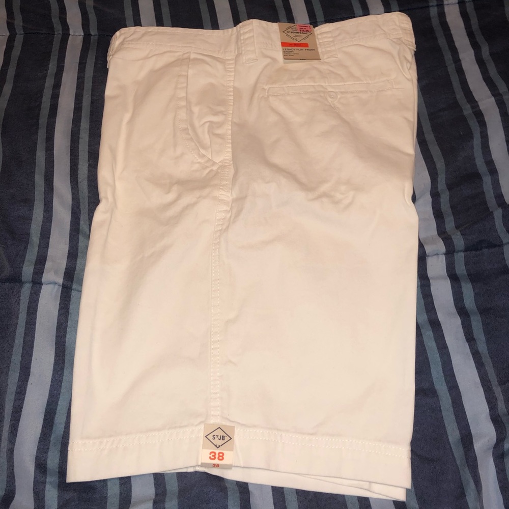 Men’s White Jean Shorts